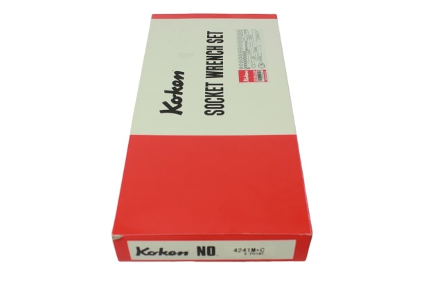 KOKEN-4241HM-C-บ๊อกชุด-1-2นิ้ว-6P-29-ชิ้น-มิล-ในกล่องเหล็ก